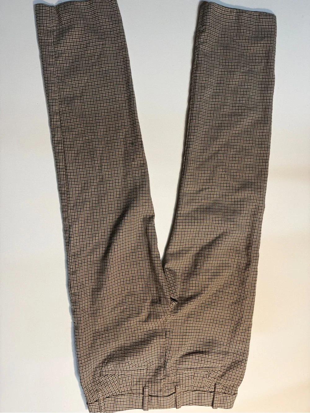 Banana Republic‎ Men’s Tan and Black Micro-Check Chinos
